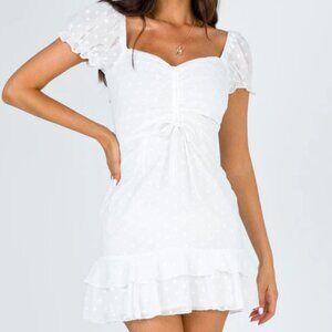 Princess Polly Mikail Mini Dress White